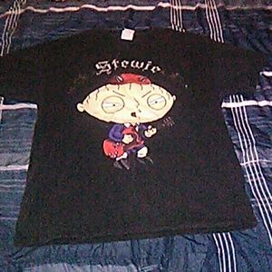 Men's parody Family Guy/AC/DC shirt